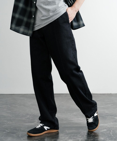 Dickies 874 デニムワークパンツ ブラック 30 FJ 874｣デニムワークパンツ【自宅で試着、返品送料無料】(30 中濃色