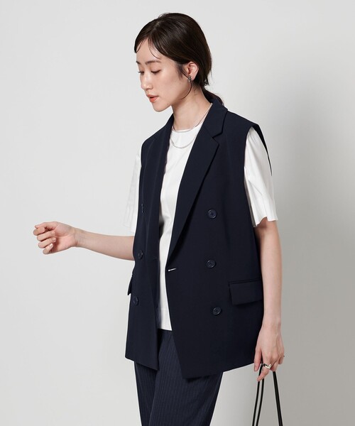 ユナイテッドアローズ　UNITED ARROWS ベスト　ジレ UNITED ARROWS ベスト ジレ drapy テーラード レディース