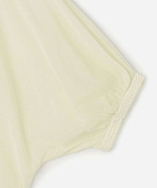 「Bshop」 半袖ブラウス 1 ブラック レディース nicholson & nicholson | 〈別注〉コットン 半袖ブラウス WOMEN