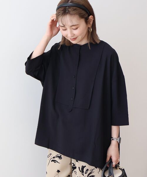 「AMERICAN HOLIC」 7分袖チュニック M アイボリー レディース