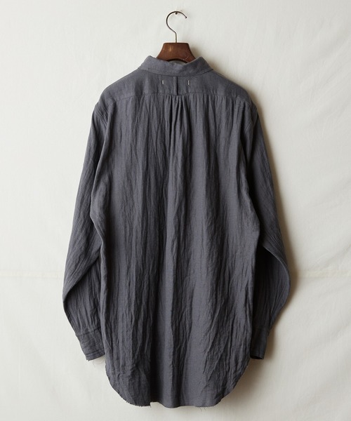 suzuki takayuki（スズキタカユキ） シャツ frayed one-piece standing