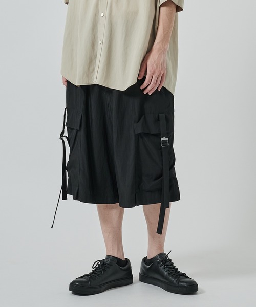 Ujoh ショートパンツ UJOH｜サイドベルトショートパンツ