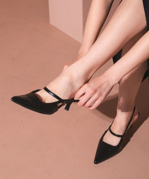 スリングバックシューズ　36 DONOBAN（ドノバン） フォーマルシューズ 「ANDRESD」slingback always