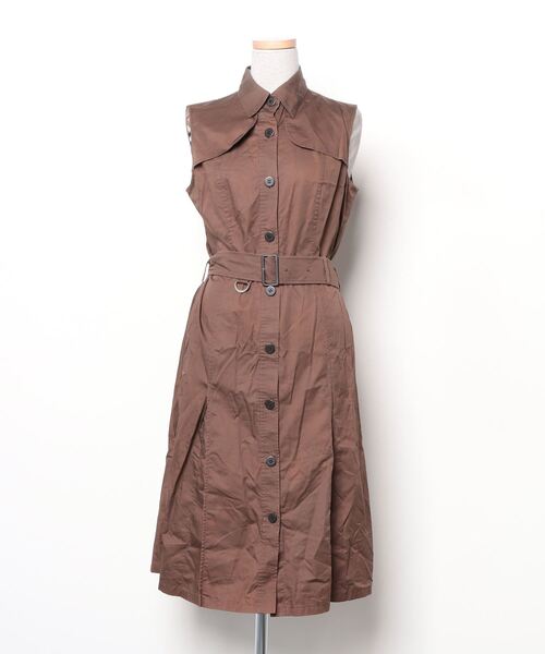 バーバリーワンピース40 BURBERRY 「BURBERRY」 シャツワンピース 40 ブラウン