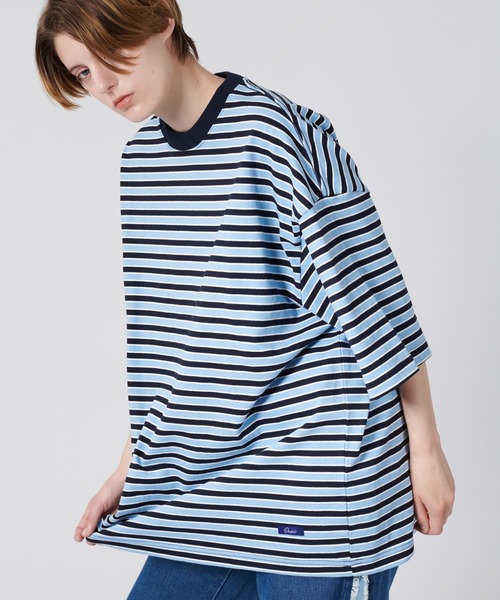 「ONCILY」 半袖Tシャツ MEDIUM ブルー メンズ