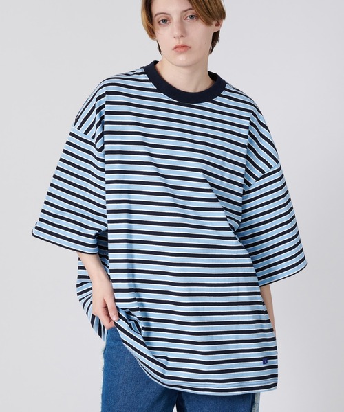 「ONCILY」 半袖Tシャツ MEDIUM ブルー メンズ