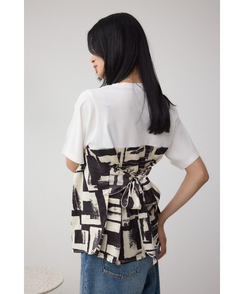 ameri vintage スカーフドッキングTシャツ Ameri VINTAGE - ameri vintage スカーフドッキングTシャツの通販 by