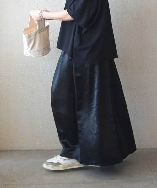 スカート JOURNAL STANDARD VINTAGE SATIN SKIRT ヴィンテージサテンスカート（ロング・マキシ丈スカート