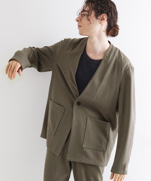 tk.TAKEO KIKUCHI（ティーケータケオキクチ） ジャケット ノーカラー