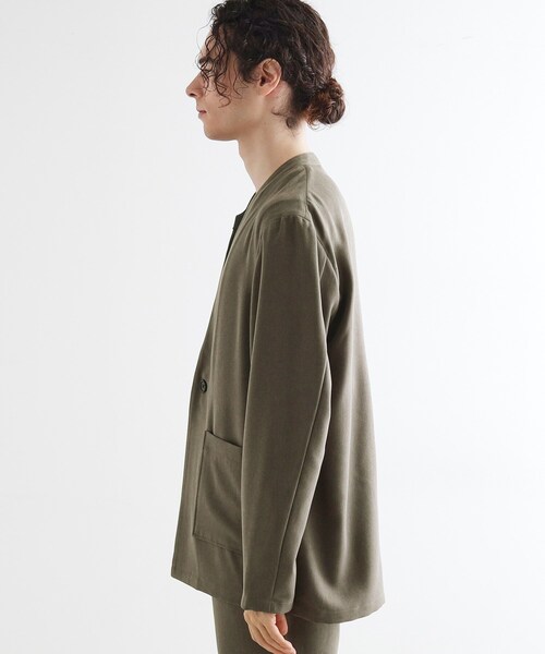 tk.TAKEO KIKUCHI（ティーケータケオキクチ） ジャケット ノーカラー