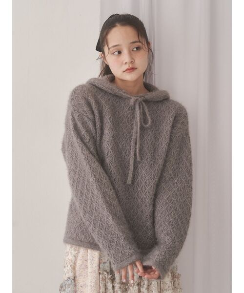 ニット セーター Layered Lace Knit レディース anuke ニット セーター Layered Lace Knit レディース