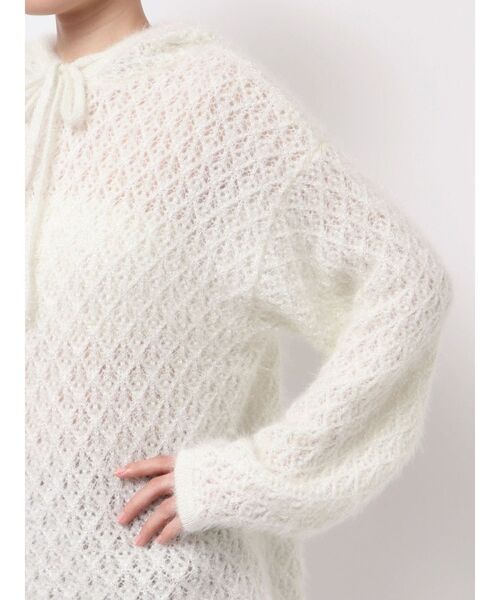ニット セーター rabbit lace knit tops レディース merry jenny ニット セーター rabbit lace knit tops レディース
