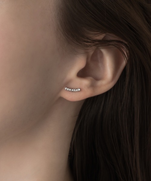 ピアス　No.4959 muku ピアス PIERCE/SMILE ZIRCONIA レディース : ZOZOTOWN Yahoo!店
