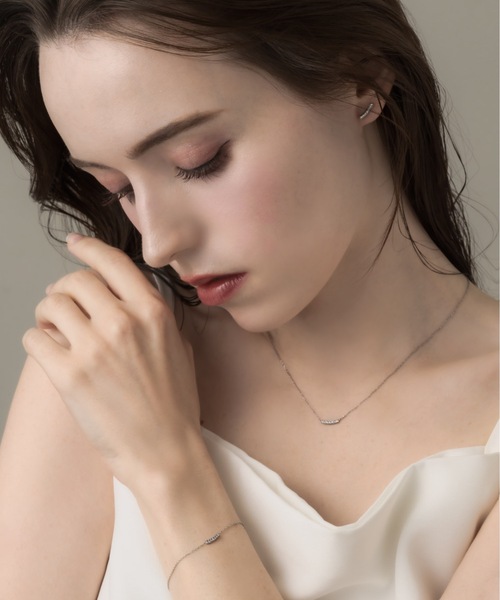 muku ピアス PIERCE/SMILE ZIRCONIA レディース : ZOZOTOWN Yahoo!店