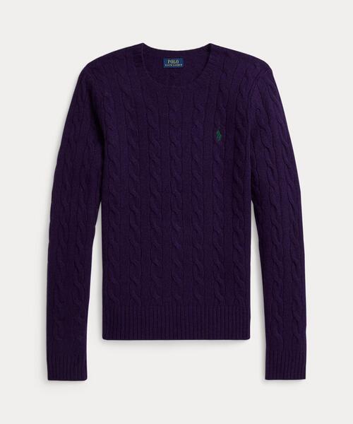 POLO RALPH LAUREN ニット セーター ケーブル ウールカシミヤ