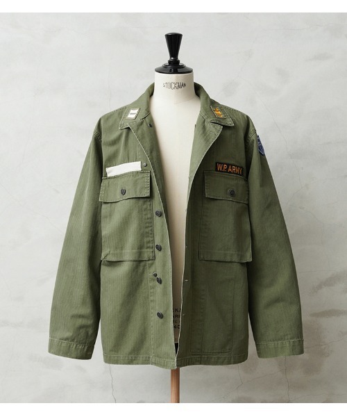 WAIPER.inc ミリタリージャケット モッズコート M-43 HBT コンバット