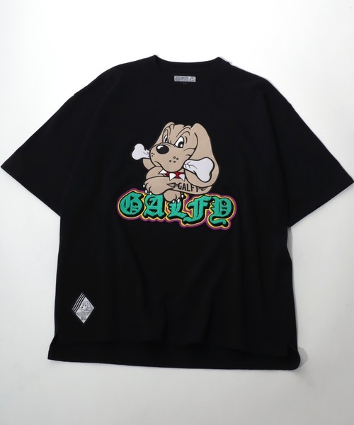 GALFY（ガルフィー） 7分袖Tシャツ LL ブラック メンズ : ZOZOTOWN