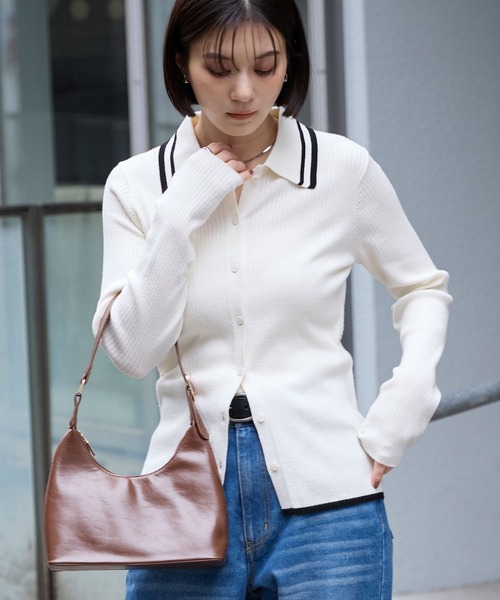 MONO-MART（モノマート） カーディガン 「マシンウォッシャブル/アンチ