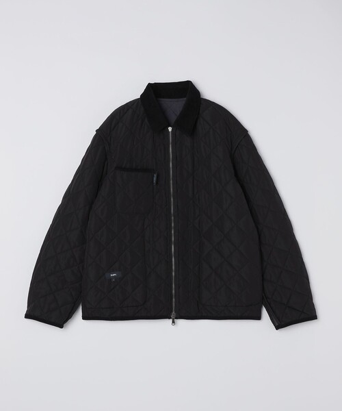 KRYclothing CHIEMI 中綿 キルティングブルゾン BLACK HER CLOSET（ハークローゼット） ブルゾン アウター 「HER CLOSET