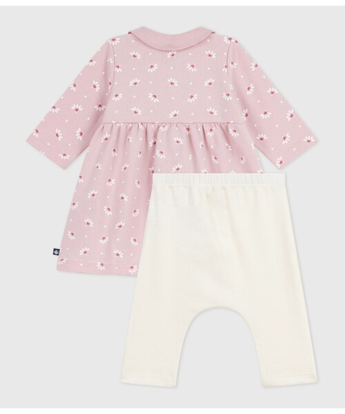 PETIT BATEAU（プチバトー） ワンピース ワンピース＋レギンスセット 