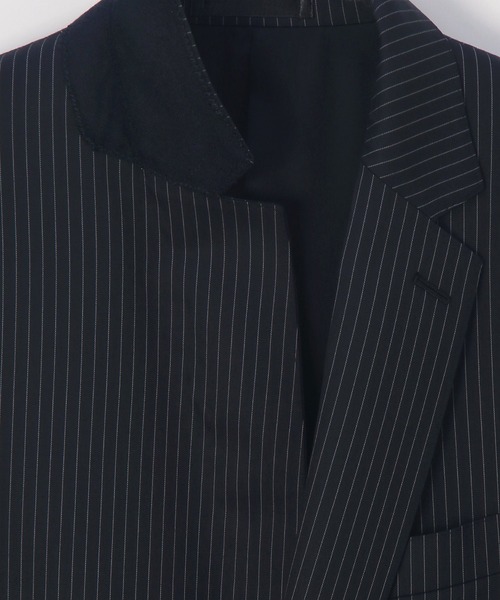 Ｐaul Smith×Zegna 2ボタン濃紺ピンストライプスーツ Mサイズ Paul Smith（ポール・スミス） セレモニースーツ セットアップ ピン