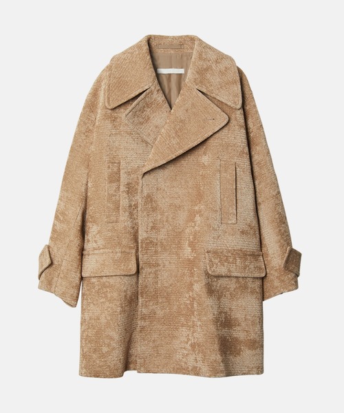 コート アウター ニードルパンチトベルベットオーバーコート / Needle-Punched Velvet Over Coat レディースの画像