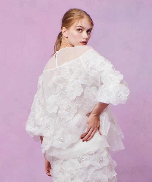 allureville|LOULOU Loulou Willoughby カスリフラワープリーツ allureville|LOULOU Loulou Willoughby カスリフラワープリーツ