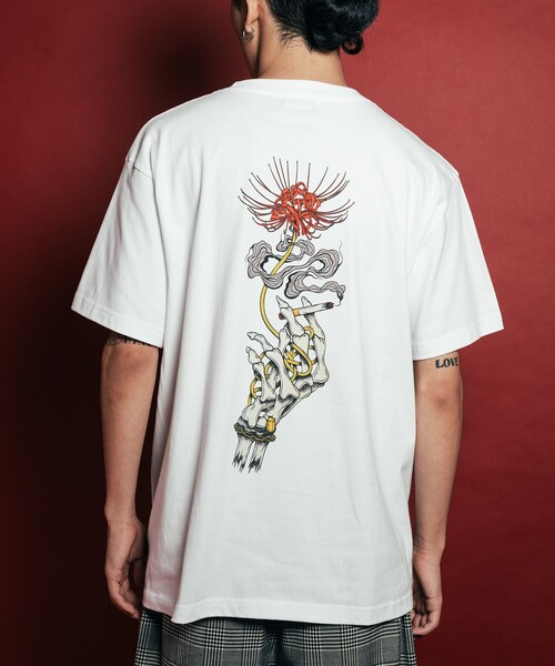 Subciety（サブサエティ） tシャツ Spider lily tee メンズ レディース