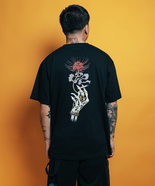 Subciety（サブサエティ） tシャツ Spider lily tee メンズ レディース