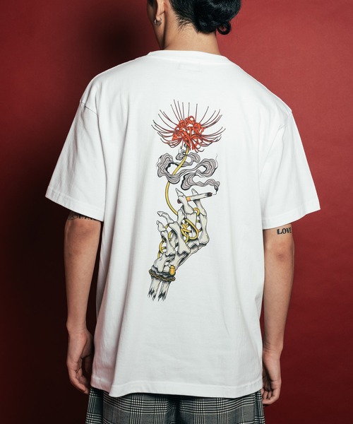 Subciety（サブサエティ） tシャツ Spider lily tee メンズ レディース