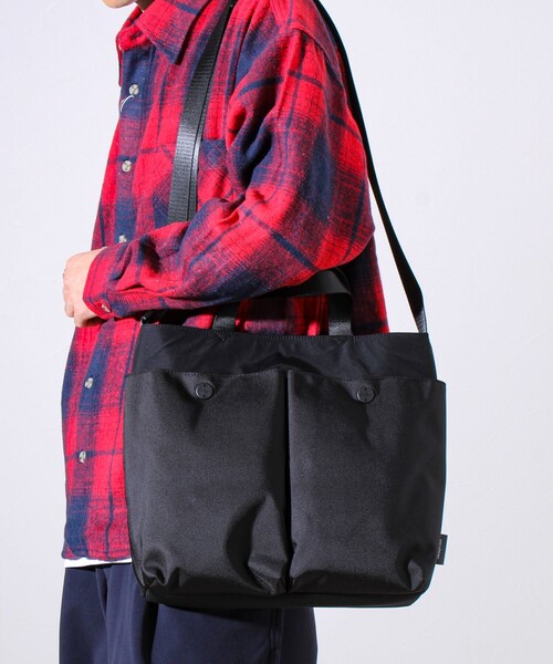 SML ショルダーバッグ 「SML/エスエムエル」PILOT TOTE BAG M メンズ