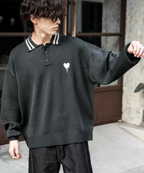 Rocky Monroe（ロッキーモンロー） ポロシャツ オーバーサイズ ワン