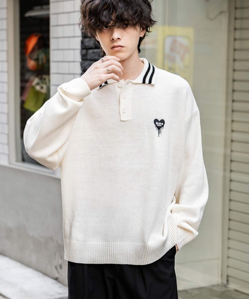 Rocky Monroe（ロッキーモンロー） ポロシャツ オーバーサイズ ワン