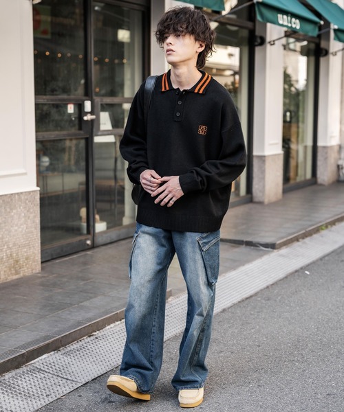 Rocky Monroe（ロッキーモンロー） ポロシャツ オーバーサイズ ワン