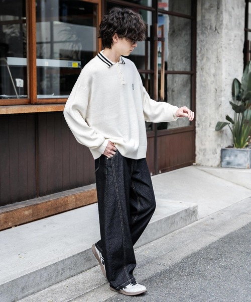 Rocky Monroe（ロッキーモンロー） ポロシャツ オーバーサイズ ワン