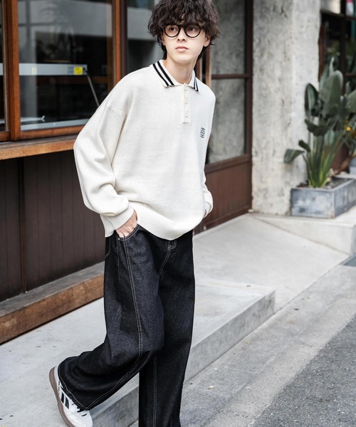 Rocky Monroe（ロッキーモンロー） ポロシャツ オーバーサイズ ワン