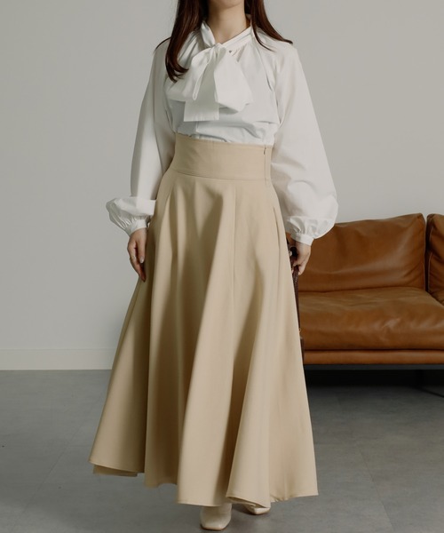 「RANAN」 フレアスカート M ブラック レディース_画像6