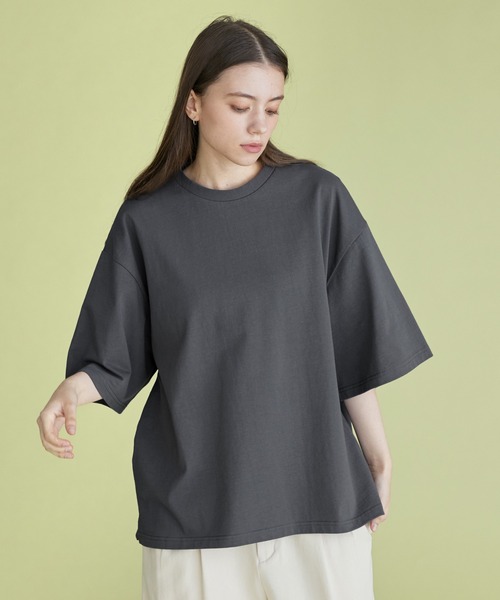 「molk」 半袖Tシャツ S ホワイト×ネイビー メンズ_画像7