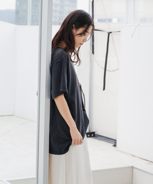 「Kastane」 半袖カットソー SMALL ブラック レディース_画像9
