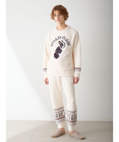 gelato pique（ジェラートピケ） パジャマ 「HOMME」 パウダー