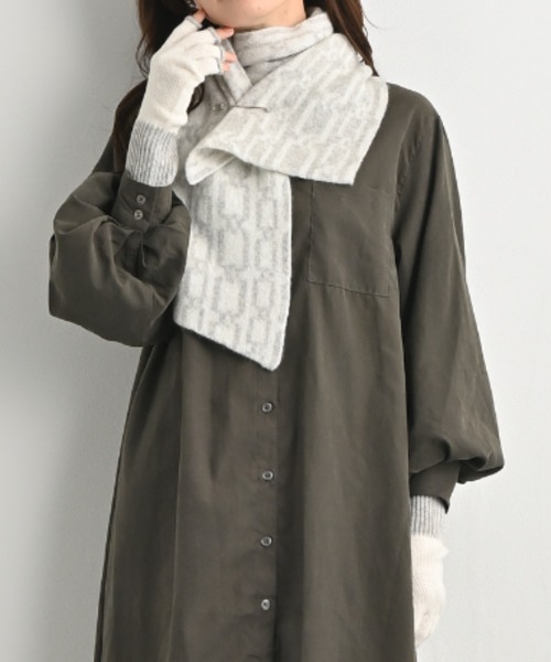 マフラー ストール 内モンゴル産アルバスカシミヤ リバーシブル