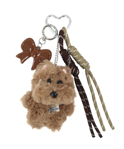 HEILIS（ヘイリス） ドッグマスコットチャーム / ブラウン ホワイト