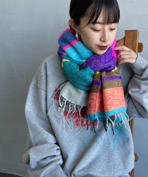 hint hint（ヒントヒント） ストール マフラー アクリルコットン大判