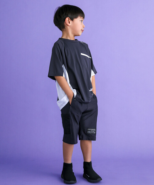 「WASK」 「KIDS」ハーフパンツ 100cm ブラック キッズ_画像3