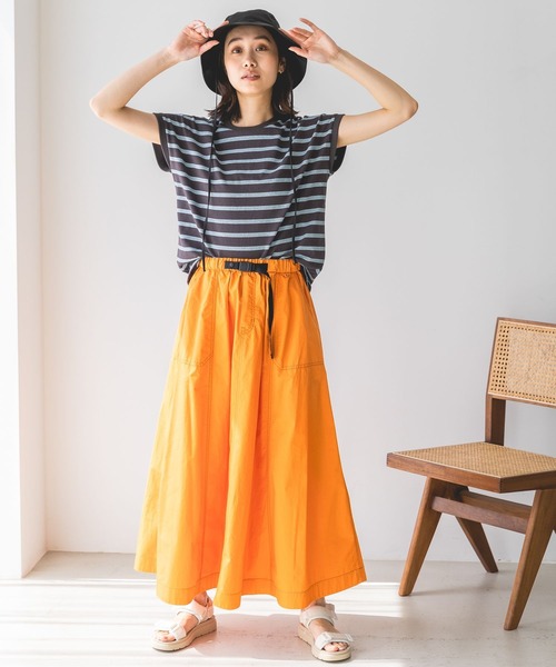 「niko and...」 ロングスカート LARGE オフホワイト レディース_画像2