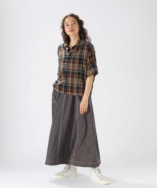 「niko and...」 ロングスカート LARGE オフホワイト レディース_画像5