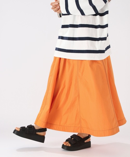 「niko and...」 ロングスカート LARGE オフホワイト レディース_画像7