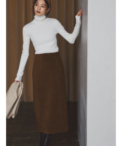 anuans（アニュアンス） スカート ボアタイトスカート : ZOZOTOWN