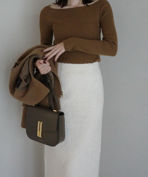 anuans（アニュアンス） スカート ボアタイトスカート : ZOZOTOWN