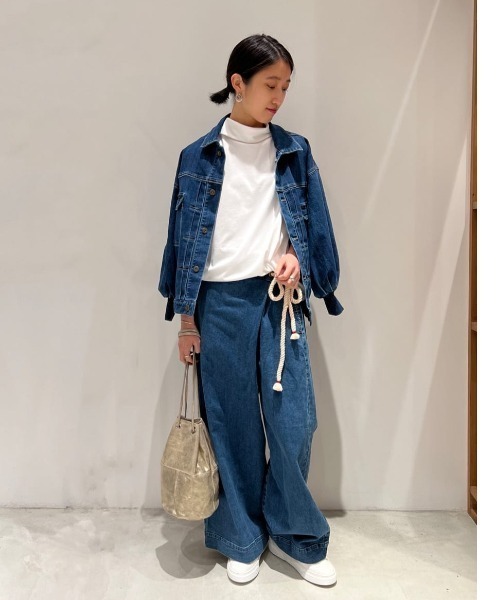 Yahoo!オークション - 「BEARDSLEY」 デニムパンツ 1 インディゴブルー